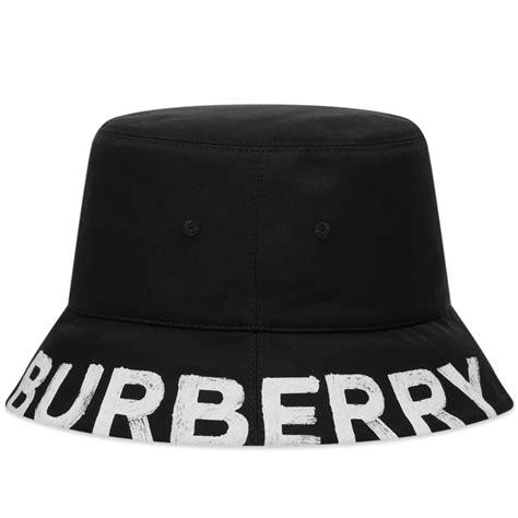 burberry black twill bucket hat|Burberry bucket hat on sale.